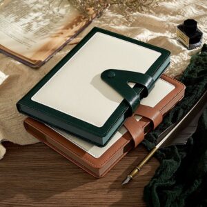 Rustic Leather Bound Journal with Clasp Closure