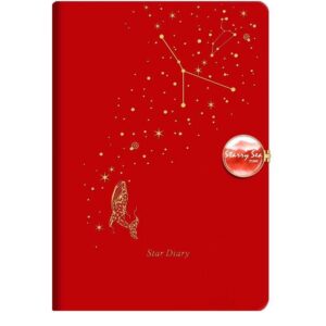 Crimson Star Constellation Premium Journal