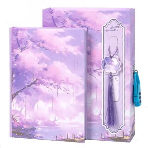 Romantic Purple Blossom Hardcover Journal