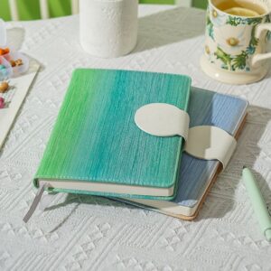 Gradient Green and Blue Pastel Notebook